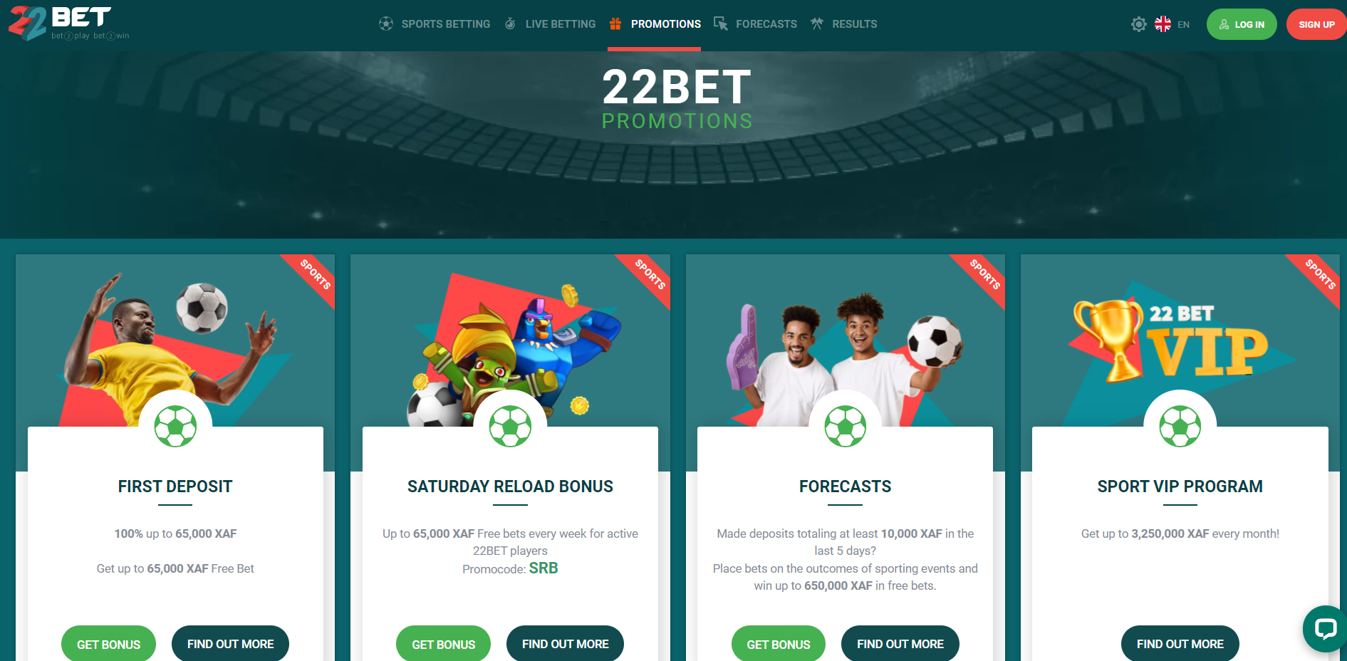 What is 22Bet promo code in Kenya