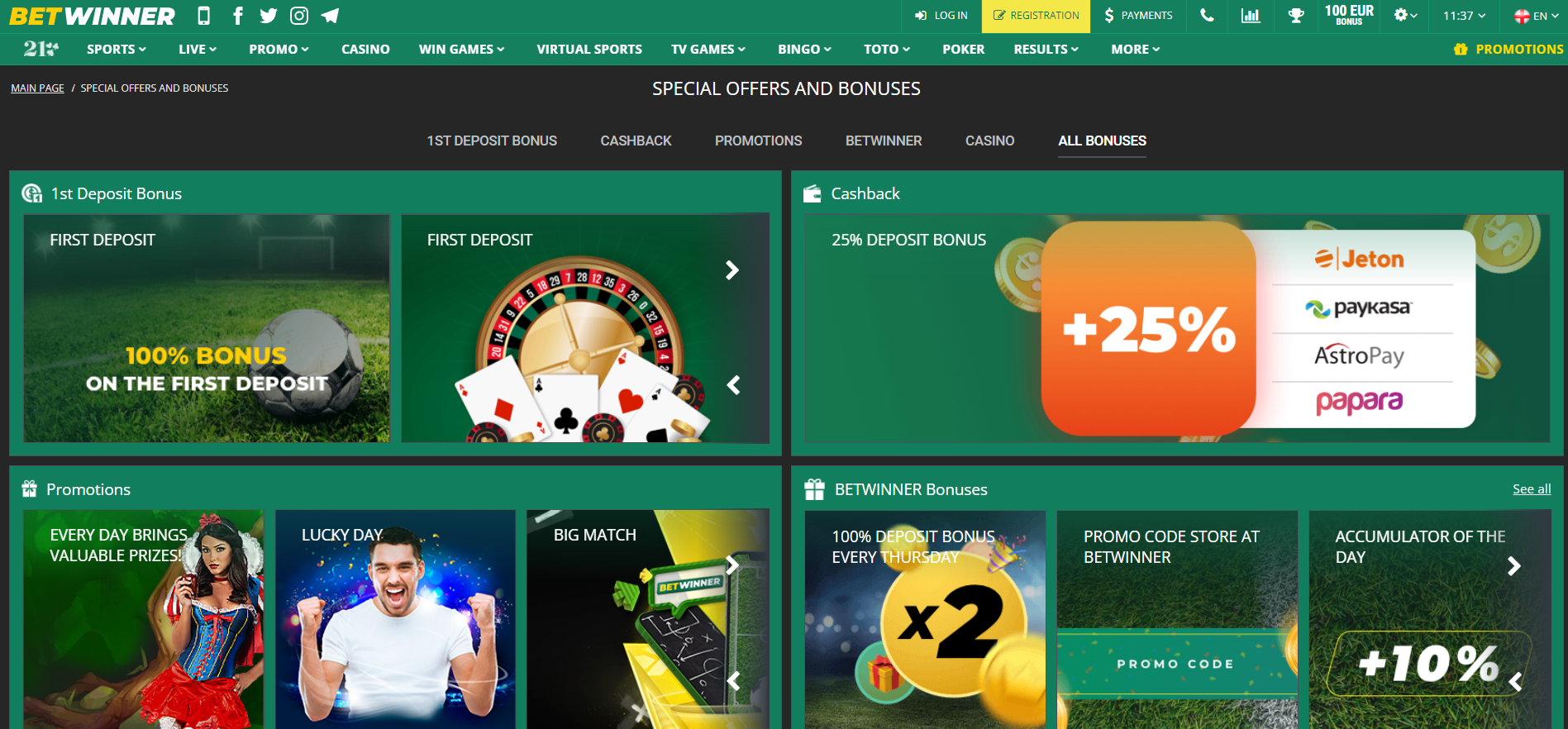 What is a BetWinner casino?