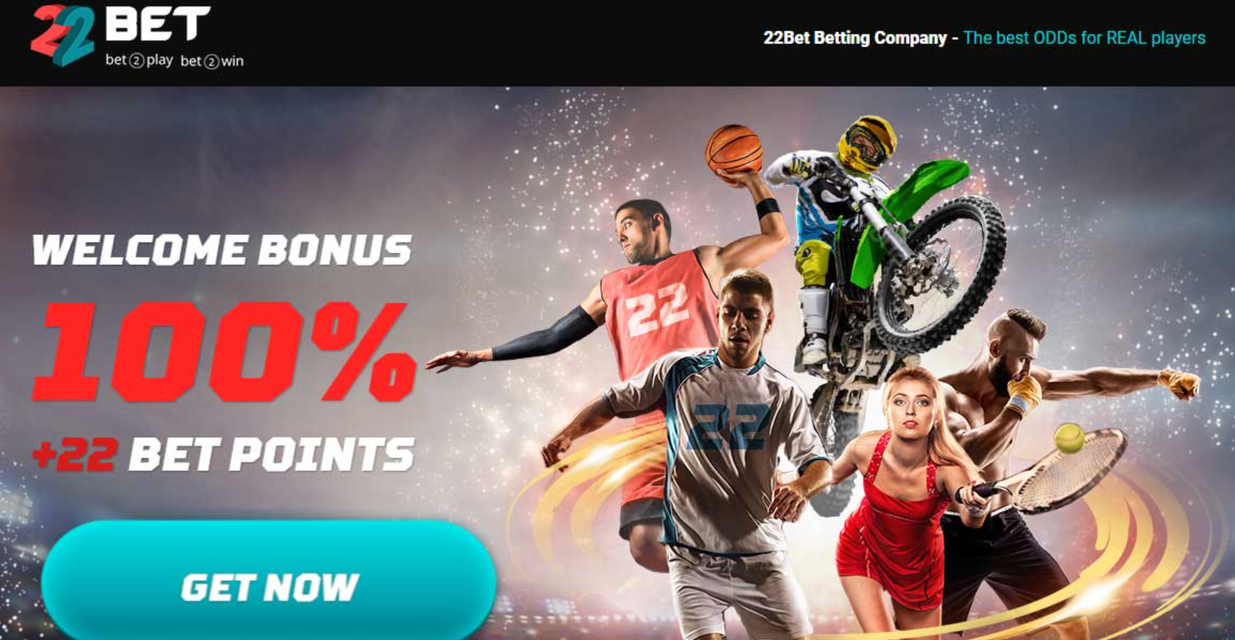 What besides deposit bonus is the company 22Bet famous for?