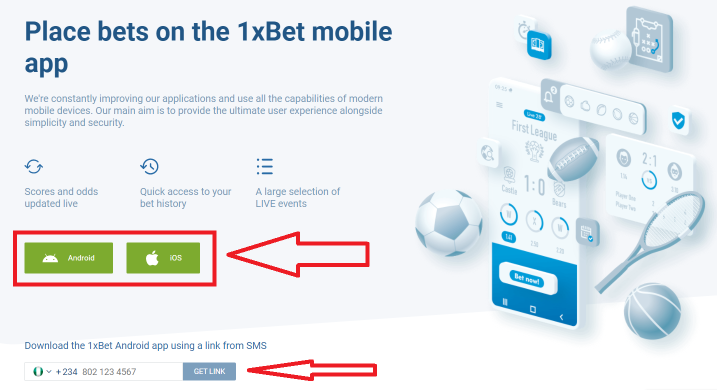 How to find the 1xBet app for for your Android device