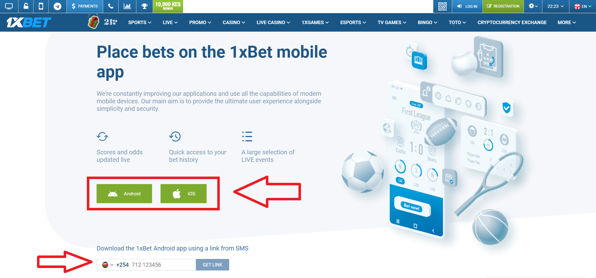 1xBet app — how to correctly download in Kenya