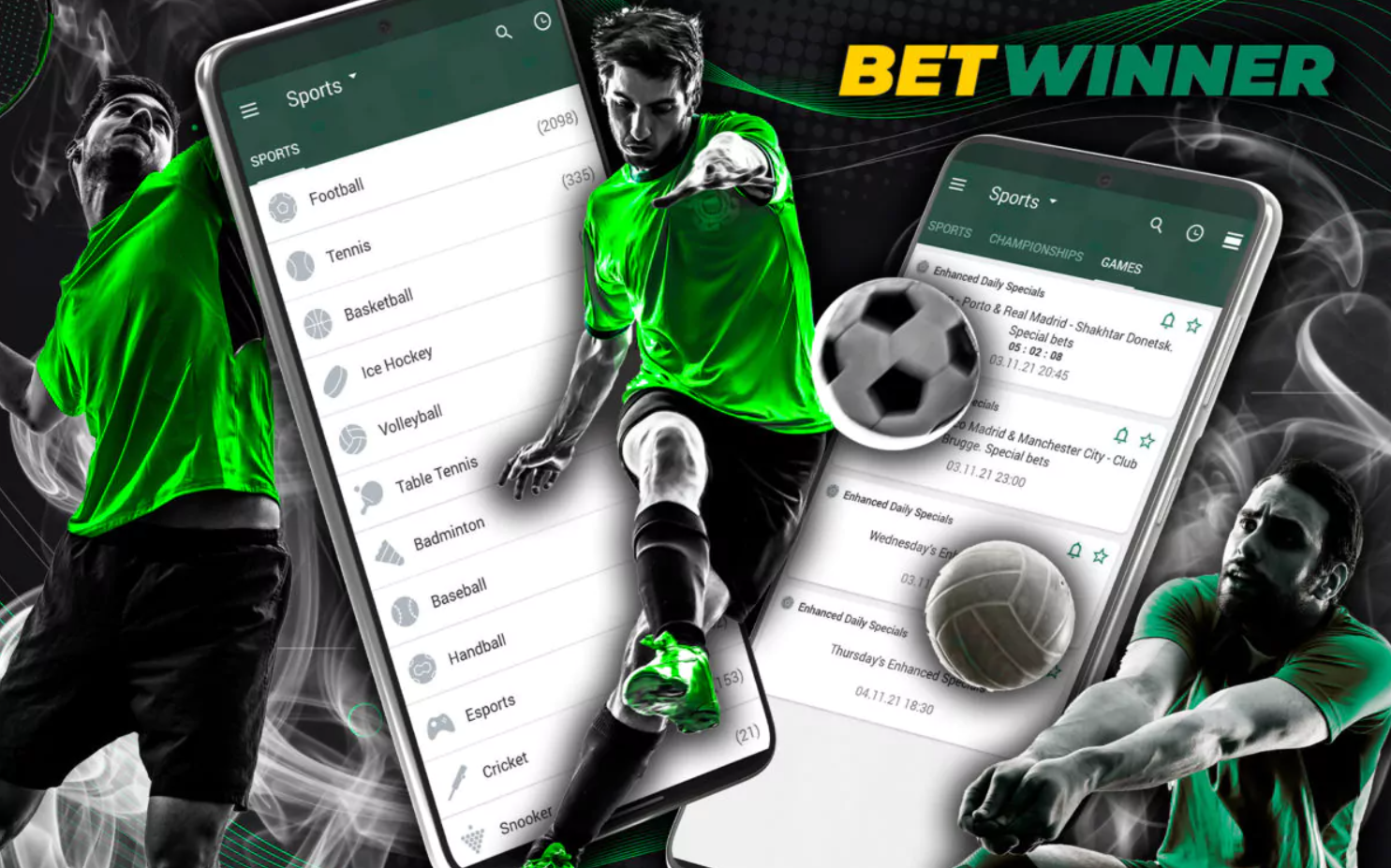 Features of the website of BetWinner company