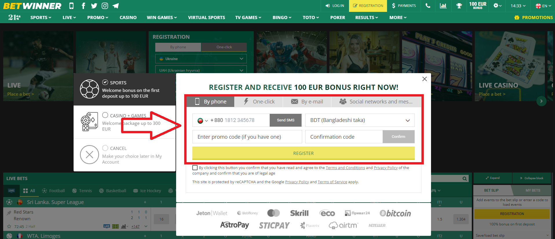 betwinner bonus de bienvenue - It Never Ends, Unless...